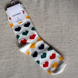 Hudson’s Bay Multicolor Heart Pattern Socks Unisex